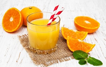Свежевыжатый апельсиновый сок
