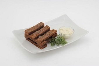 Гренки с соусом тар-тар